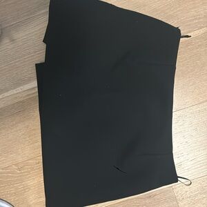 Zara Black Asymmetrical Mini Skirt Size M